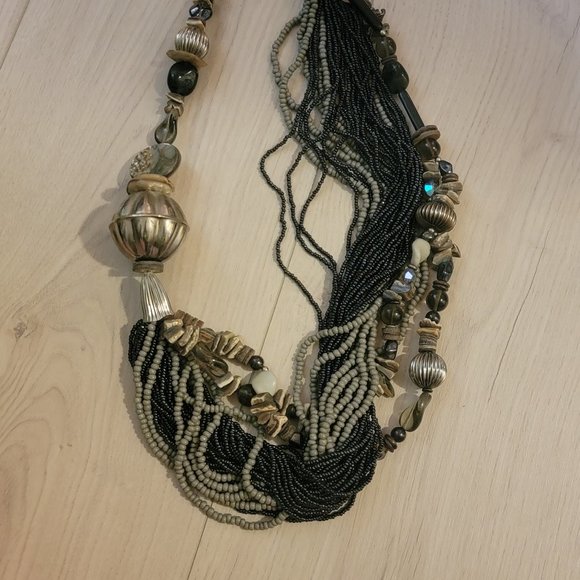 Vintage Large Chunky Necklace - Picture 1 of 5